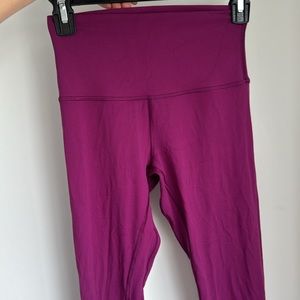 Lululemon align leggings in pink/purple size 4